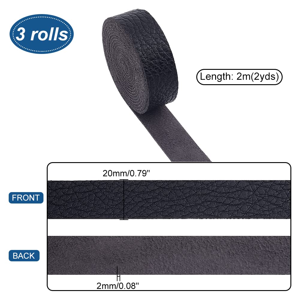 Amazon | PH PandaHall レザーテープ 合皮リボン 長さ2m レザーテープ